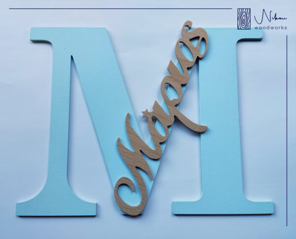 Διακοσμητικό μονόγραμμα με όνομα.