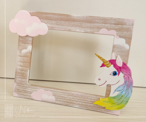 Επιτραπέζια κορνίζα με μονόκερο