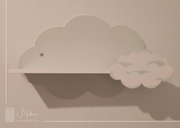 Ράφι τοίχου με συννεφάκια