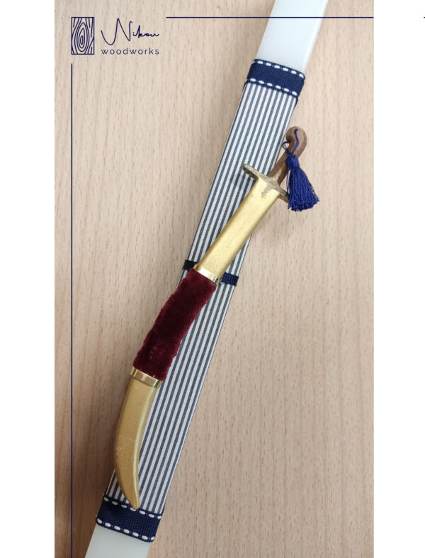 Λαμπάδα ξύλινη πάλα