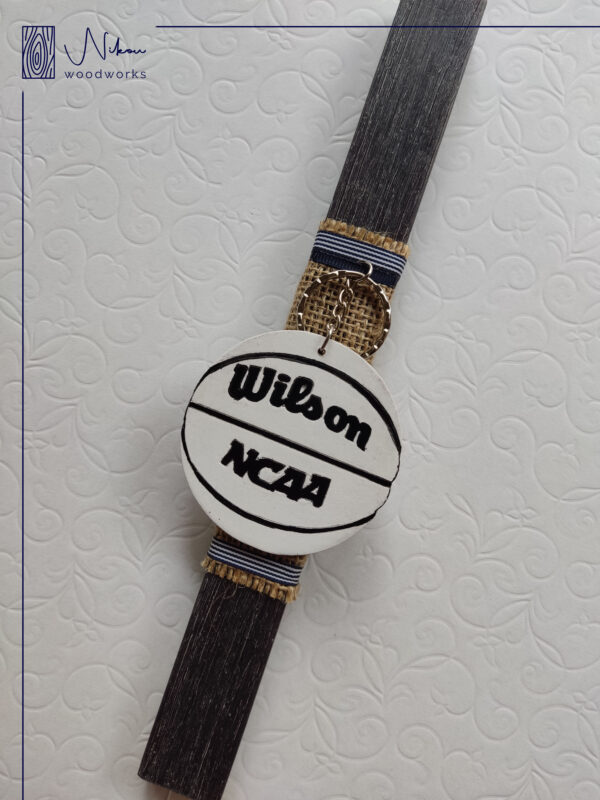 Λαμπάδα μπάλα του μπάσκετ μπρελόκ