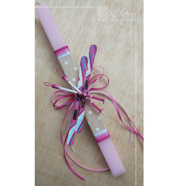 Λαμπάδα ξύλινα ski